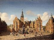 heinrich hansen Fredriksborg_Slott:_Den_kongelige_falke_jagt oil on canvas